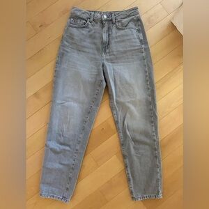 Women’s Zara grey mom jeans (4 USA)